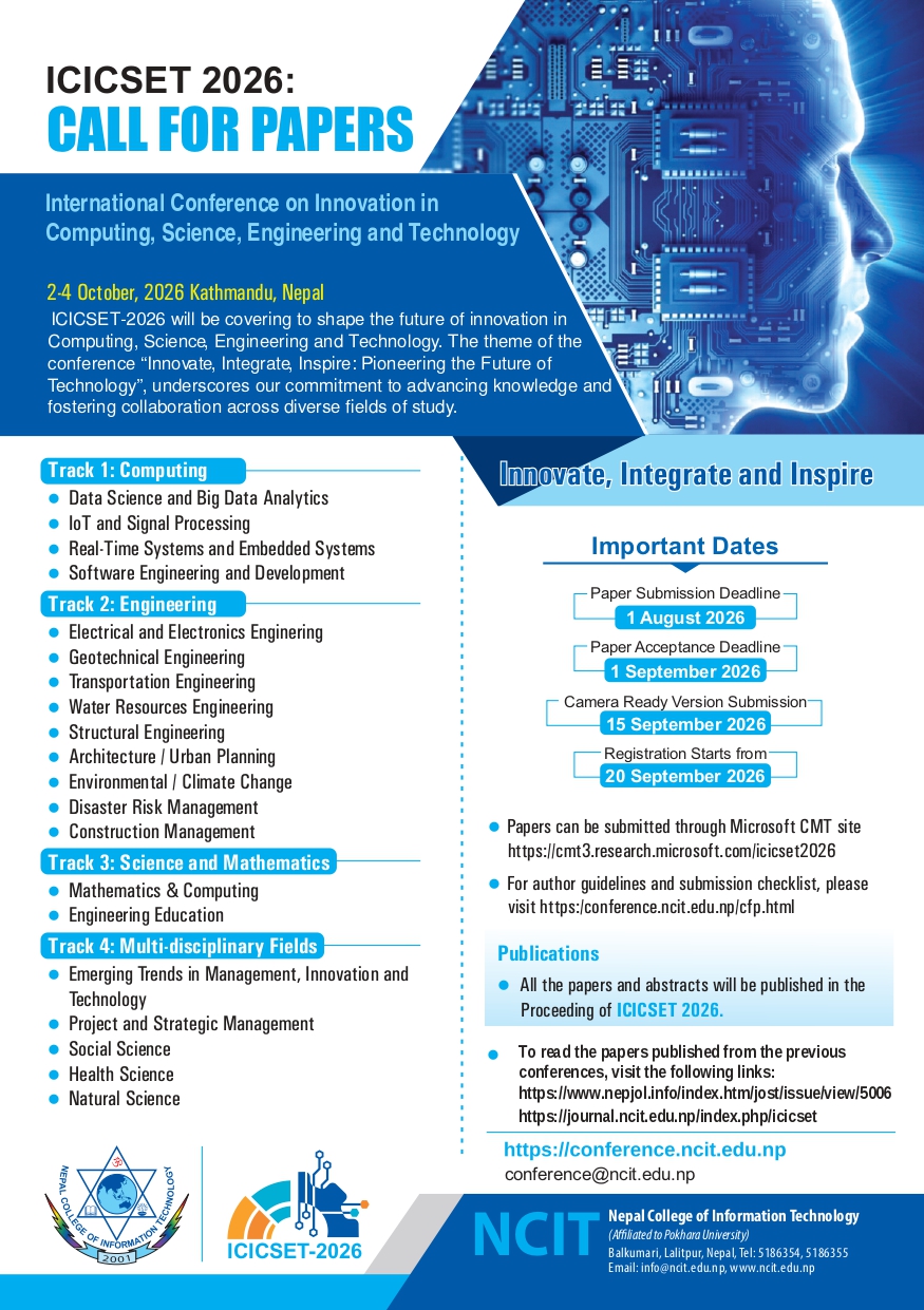 ICICSET 2026 Conference Flyer